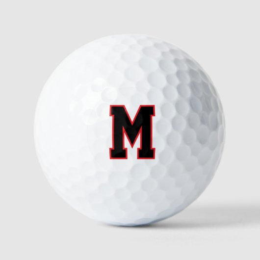 Custom Monogrammed Golfball (Vorderseite)