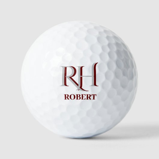 Custom Monogramn Name Ball (Vorderseite)