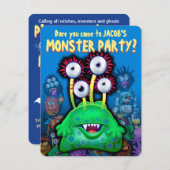 Custom Monster Halloween-Party laden - Bogwump! (Vorne/Hinten)