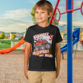 Custom Monster Truck Birthday Shirt unaufhaltsam