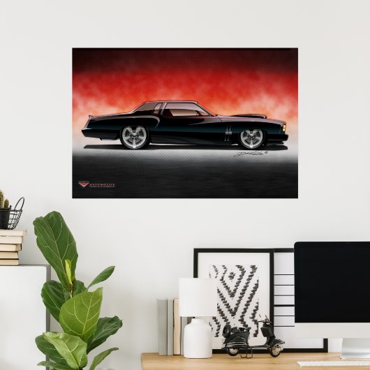Custom Monte Carlo Poster (Heimbüro)