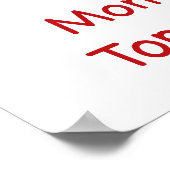 Custom Montessorians Nurture Peacemakers Print Poster (Ecke)