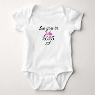 Custom Month, See you in 2025 Baby Newborn Strampler