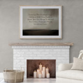 Custom Moody Farmhouse Quote, Sprichwort, Bible Ve Poster