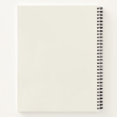 Custom Moon Child Energy Dog Journal Notizblock (Rückseite)