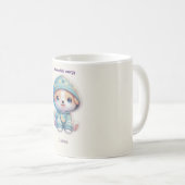 Custom Moon Child Energy Dog Mug Kaffeetasse (VorderseiteRechts)