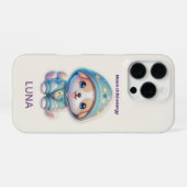 Custom Moon Child Energy Dog Phone Case iPhone Hülle (Rückseite (Horizontal))