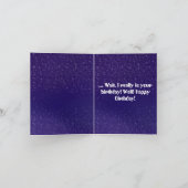 Custom Moon & Galaxy Geburtstagkarte Feiertagskarte (Innenseite)