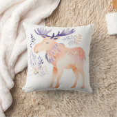 Custom Moose Kinderzimmer Pillow Boho Design - Kissen (Decke)
