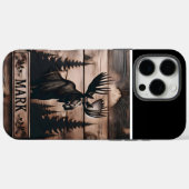 Custom Moose Wood Sign Case-Mate iPhone Hülle (Rückseite (Horizontal))