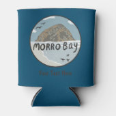 CUSTOM MORRO ROCK Central California Beach Art Dosenkühler (Vorderseite)