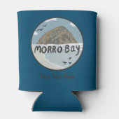 CUSTOM MORRO ROCK Central California Beach Art Dosenkühler (Rückseite)