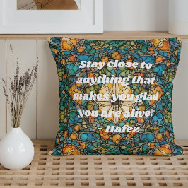 Custom Mosaik Muster Nowruz iranisches Neujahrsges Kissen