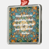 Custom Mosaik Muster Nowruz iranisches Neujahrsges Ornament Aus Metall (Links)