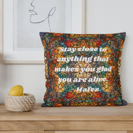 Custom Mosaik Muster Nowruz Persian Neujahrsgesche Kissen