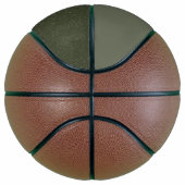 Custom Moss Green Basketball - Horizontale Aufteil (Rechts)