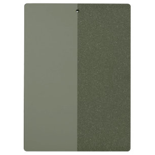 Custom Moss Green Clipboard - Matte & Glitzer Klemmbrett