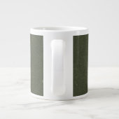 Custom Moss Green Coffee Tasse (Rückseite)