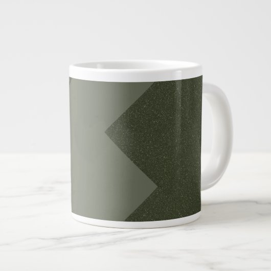Custom Moss Green Coffee Tasse (Vorderseite Rechts)