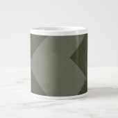 Custom Moss Green Coffee Tasse (Vorderseite)