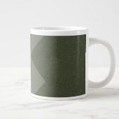 Custom Moss Green Coffee Tasse (Rechts)