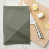 Custom Moss Green Diamond Küchentücher (Viertel Falte)
