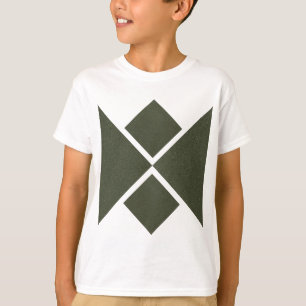 Custom Moss Green Diamond T-Shirt