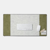 Custom Moss Green Forest Desk Mat Schreibtischunterlage (Tastatur & Maus)