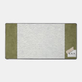 Custom Moss Green Forest Desk Mat Schreibtischunterlage (Vorderseite)