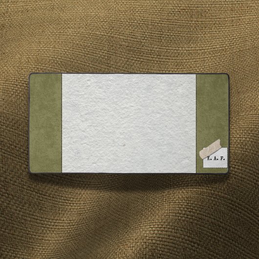 Custom Moss Green Forest Desk Mat Schreibtischunterlage