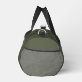 Custom Moss Green geklammert Druck Schneiden Beute Duffle Bag (Rechts)