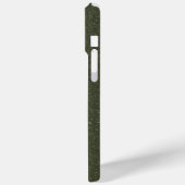 Custom Moss Green geklammert iPhone 15 Pro Max Fal Case-Mate iPhone Hülle (Rückseite / Links)