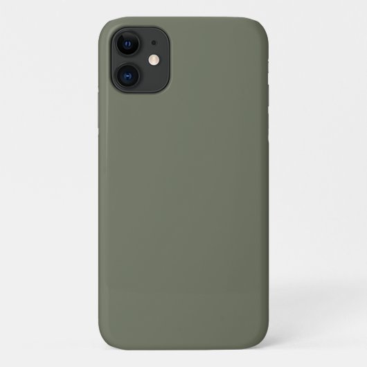 Custom Moss Green iPhone 11 Fall Case-Mate iPhone Hülle (Rückseite)