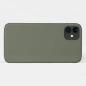 Custom Moss Green iPhone 11 Fall Case-Mate iPhone Hülle (Rückseite (Horizontal))