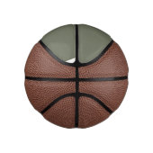 Custom Moss Green Mini Basketball (Rechts)