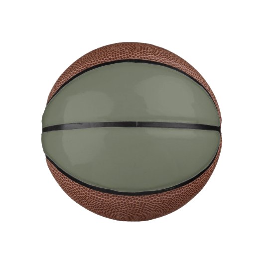 Custom Moss Green Mini Basketball (Vorderseite)