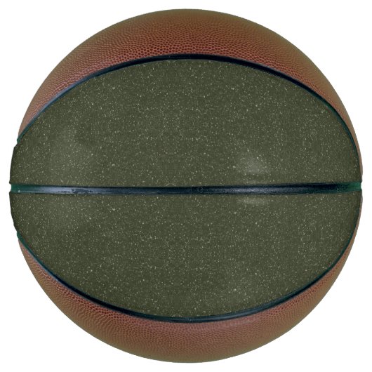 Custom Moss Green Noise Basketball (Vorderseite)