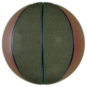 Custom Moss Green Noise Basketball (Vertikal)