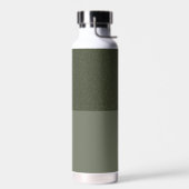 Custom Moss Green Noise Effect Flasche (Links)