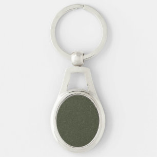 Custom Moss Green Noise Metal Schlüsselanhänger