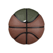 Custom Moss Green Noise Mini Basketball (Rechts)