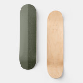 Custom Moss Green Noise Skateboard Deck (Vorderseite)