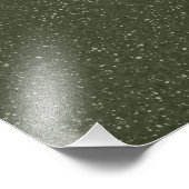 Custom Moss Green Noise Texture Foto Erweiterung (Ecke)