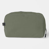 Custom Moss Green Print Cut Nähtasche Waschbeutel (Vorderseite)