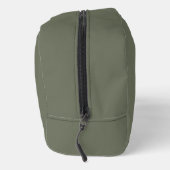 Custom Moss Green Print Cut Nähtasche Waschbeutel (Rechts)