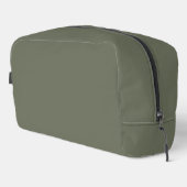 Custom Moss Green Print Cut Nähtasche Waschbeutel (Rechte Ecke)