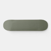 Custom Moss Green Skateboard Deck (Horizontal)