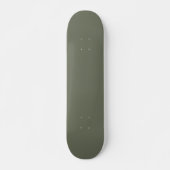 Custom Moss Green Skateboard Deck (Vorne)