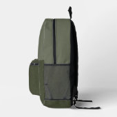 Custom Moss Green Split Backpack - Bulk Friendly Bedruckter Rucksack (Rechts)
