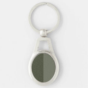 Custom Moss Green Split Metal Schlüsselanhänger